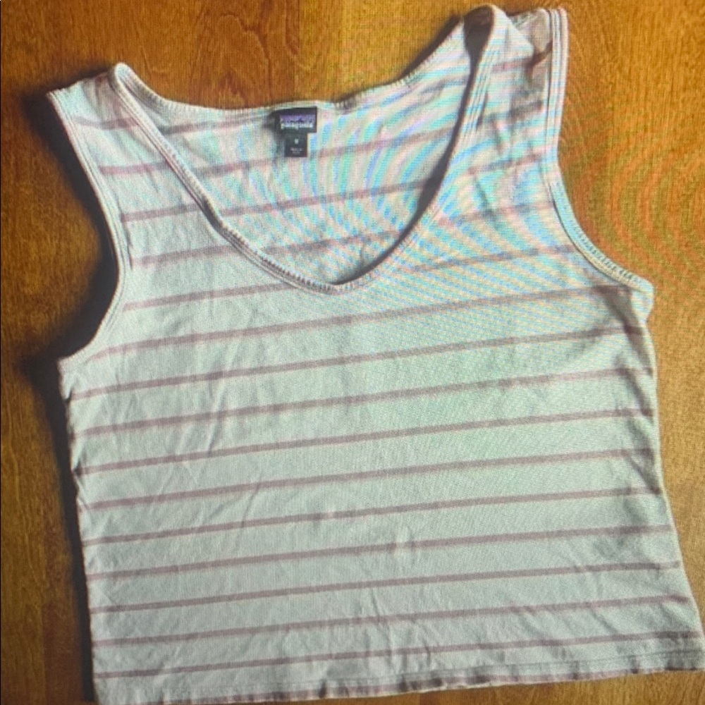 Striped Sleeveless Top